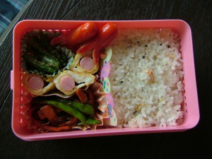 自分で作ったお弁当