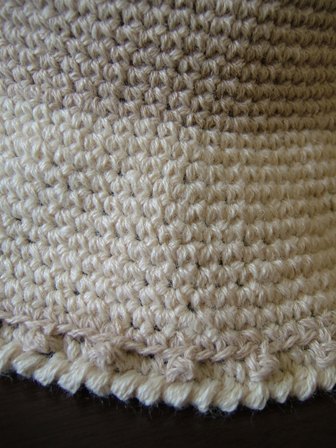 夏糸でかぎ針編みの帽子完成 針と糸でのんびりせっせ