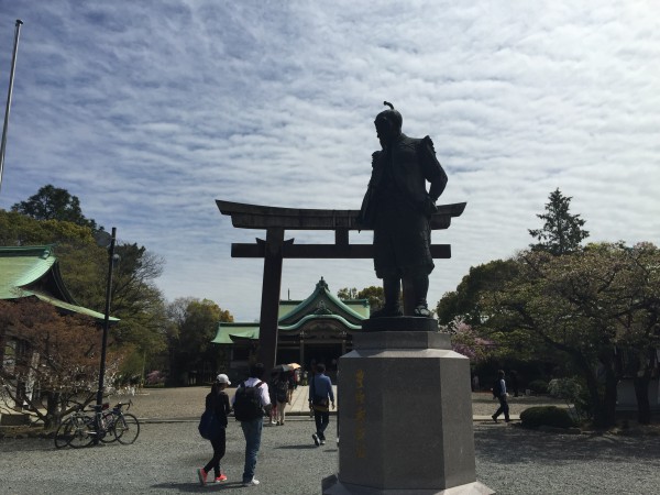豊国神社の秀吉公像